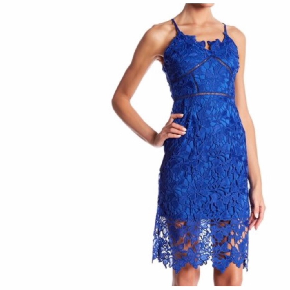 Love...Ady in blue lace dress